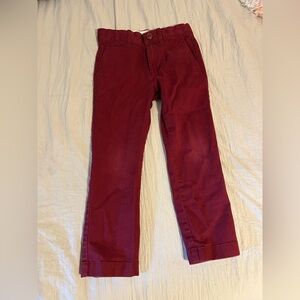 Crewcuts Boys Deep Red Chinos